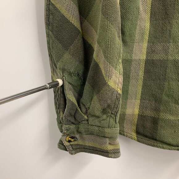 Salt Valley Men's Plaid Cotton Button Up Long Sleeve Work Shirt Size S - Picture 8 of 14